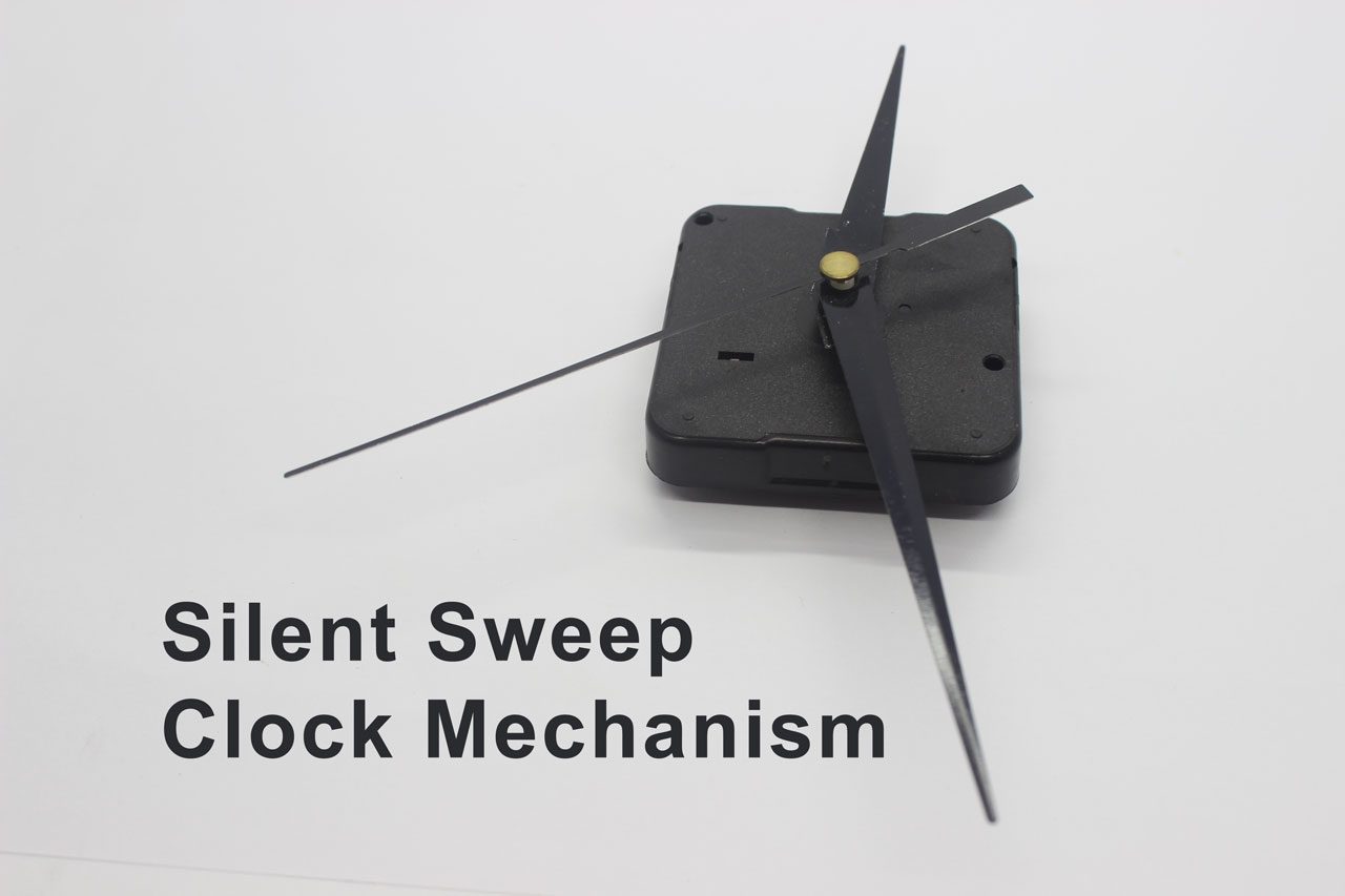 Silent Sweep Clock Mechanism